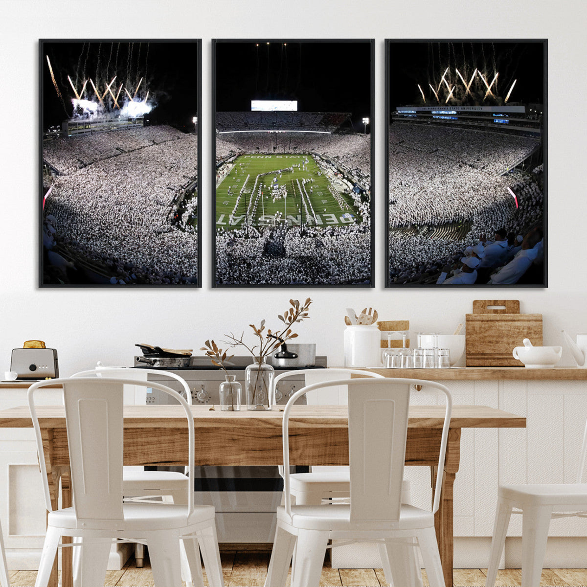 Penn State Beaver Stadium Canvas Wall Art - Nittany Lions