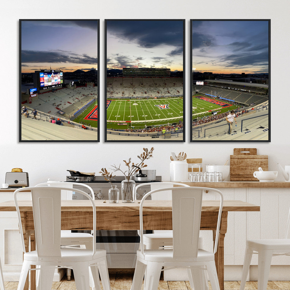 Arizona Wildcats Football Team Print - Tucson Arizona