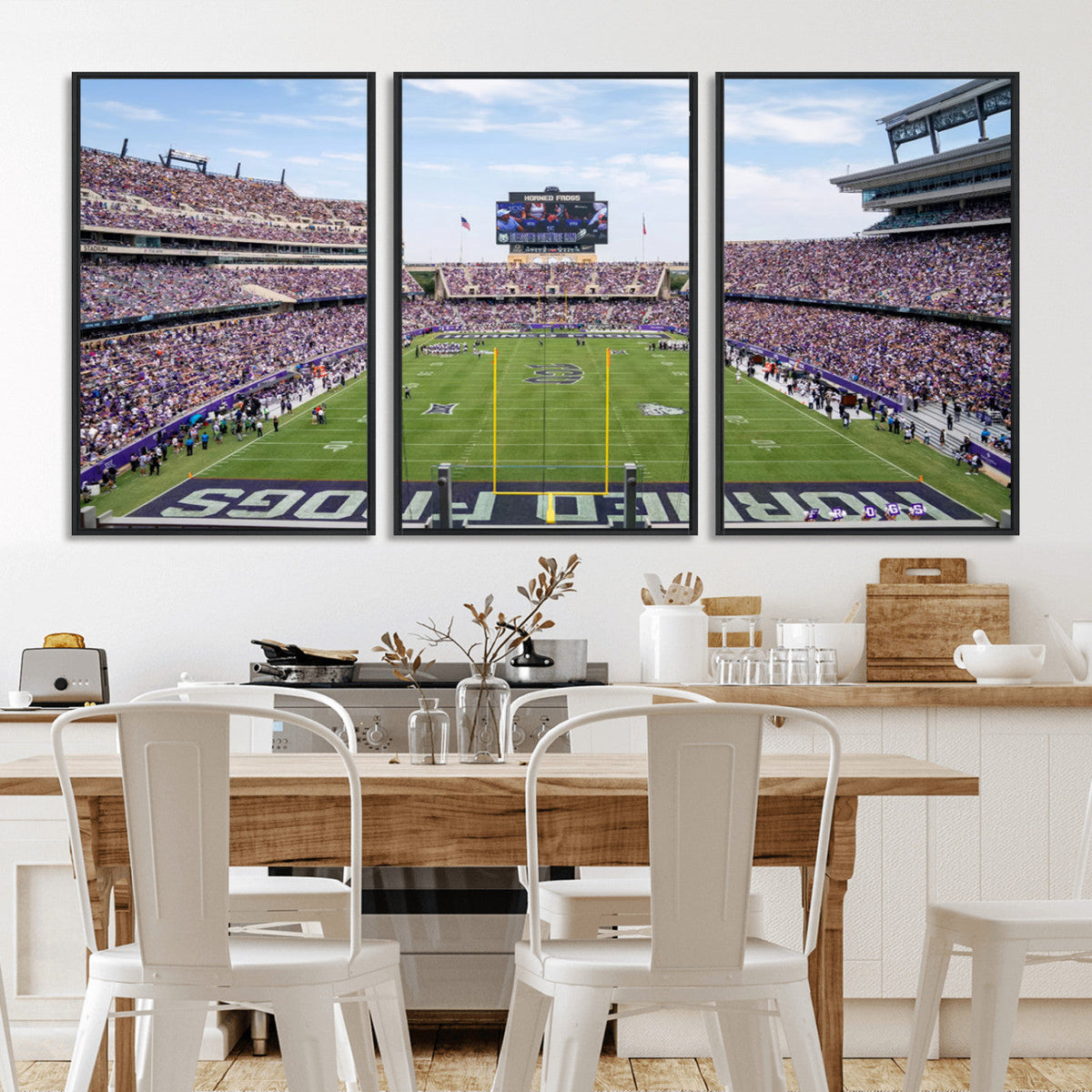 TCU Horned Frogs Football Team Print - Fort Worth Amon G.
