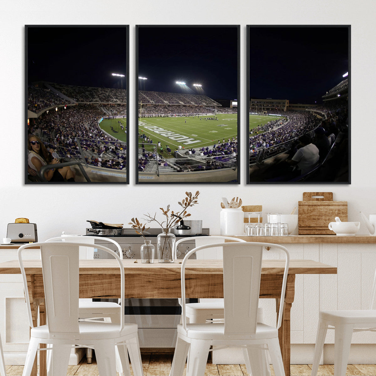 TCU Horned Frogs Football Team Print - Fort Worth Amon G.
