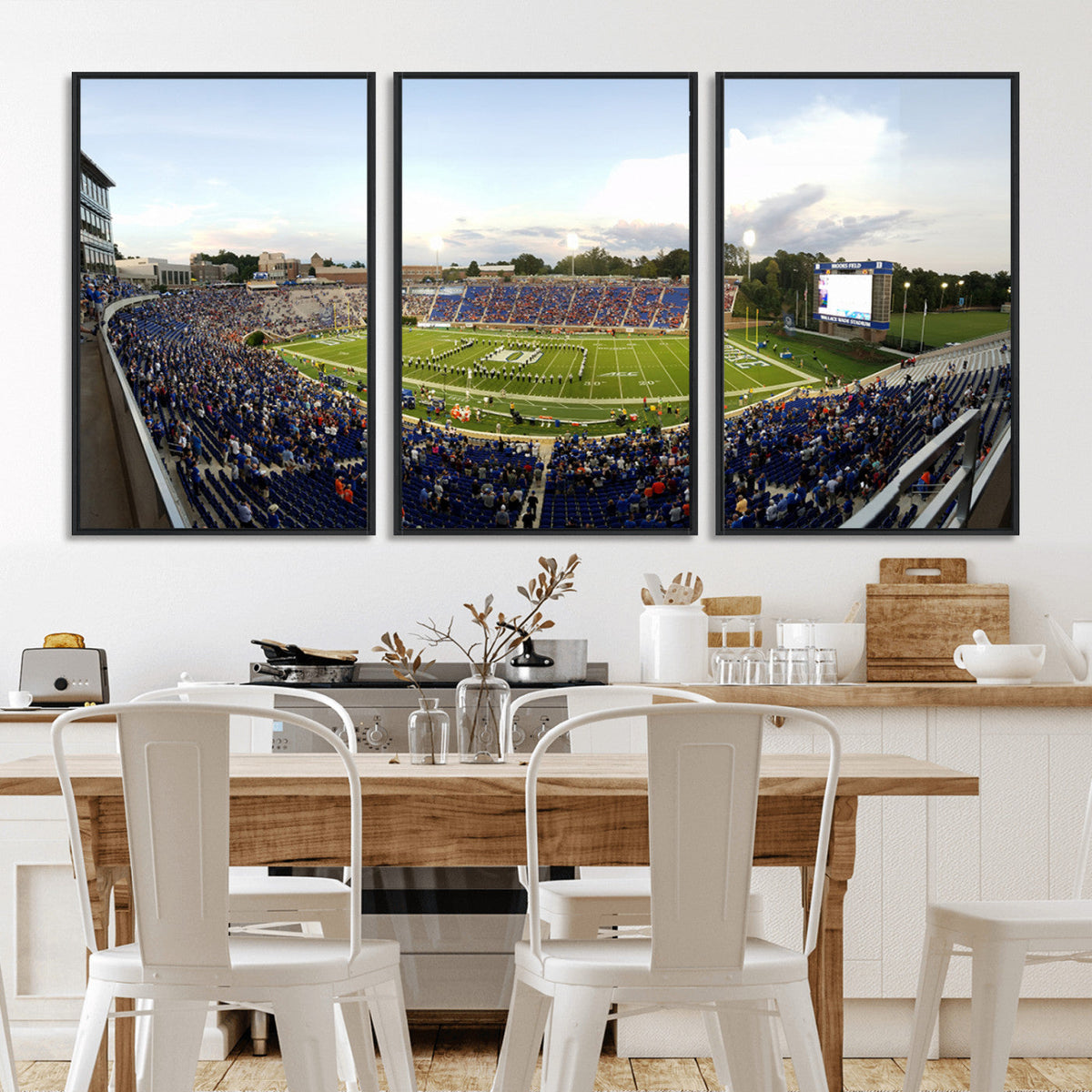 The Duke University Blue Devils Football Team Print - Durham