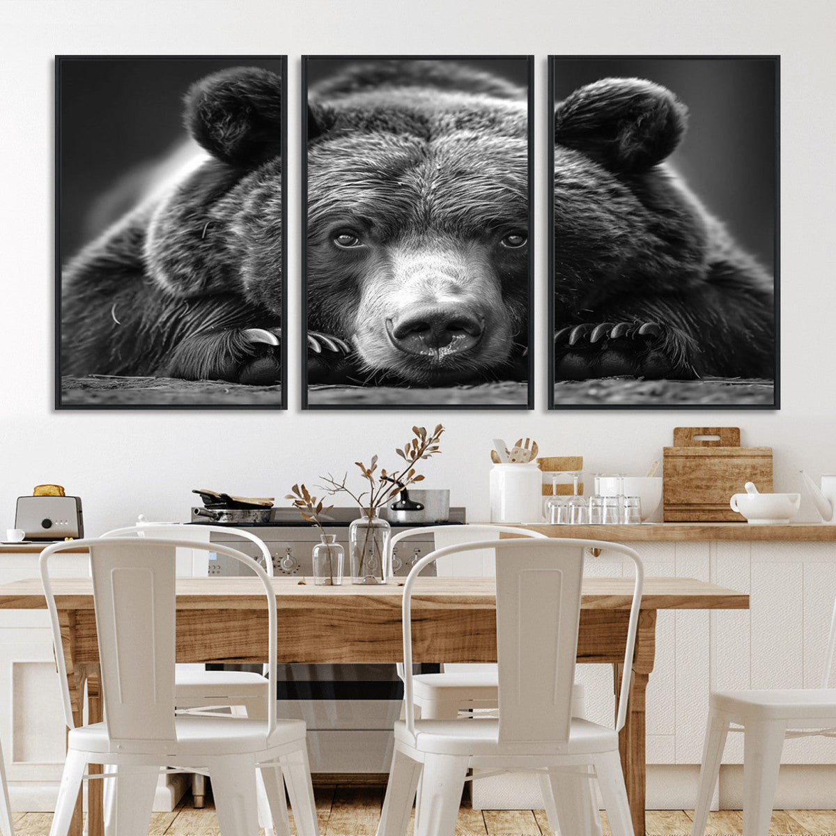 Resting Grizzly 399 Bear Canvas Print | Ready to Hang Wall