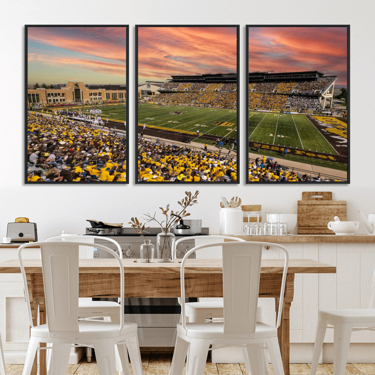 University of Wyoming Cowboys Football Team Print - Laramie