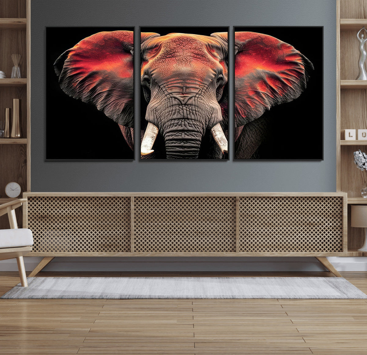 Elephant Wall Art Canvas Print