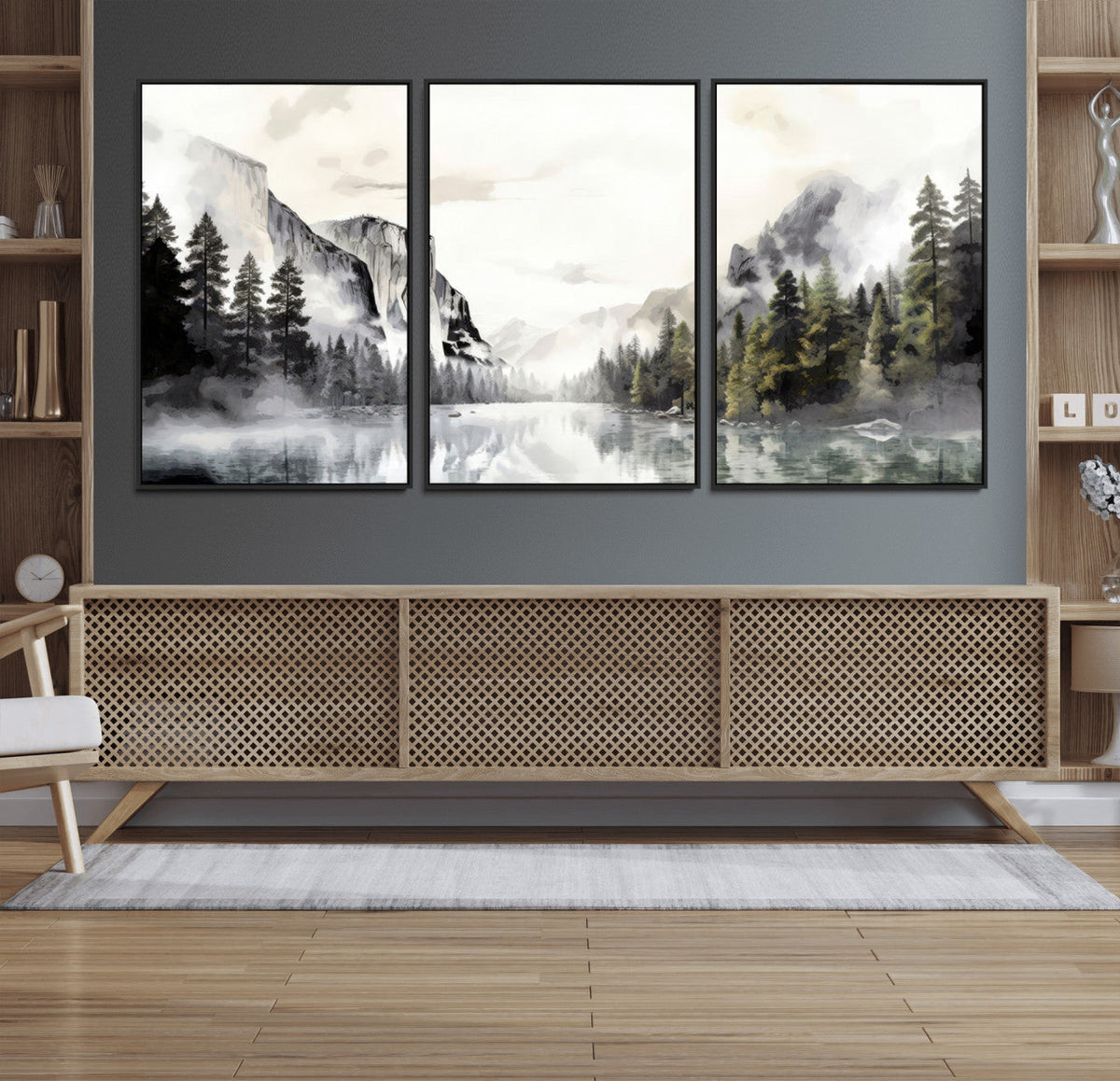 Yosemite Valley Wall Art Canvas Print – Framed and Ready to