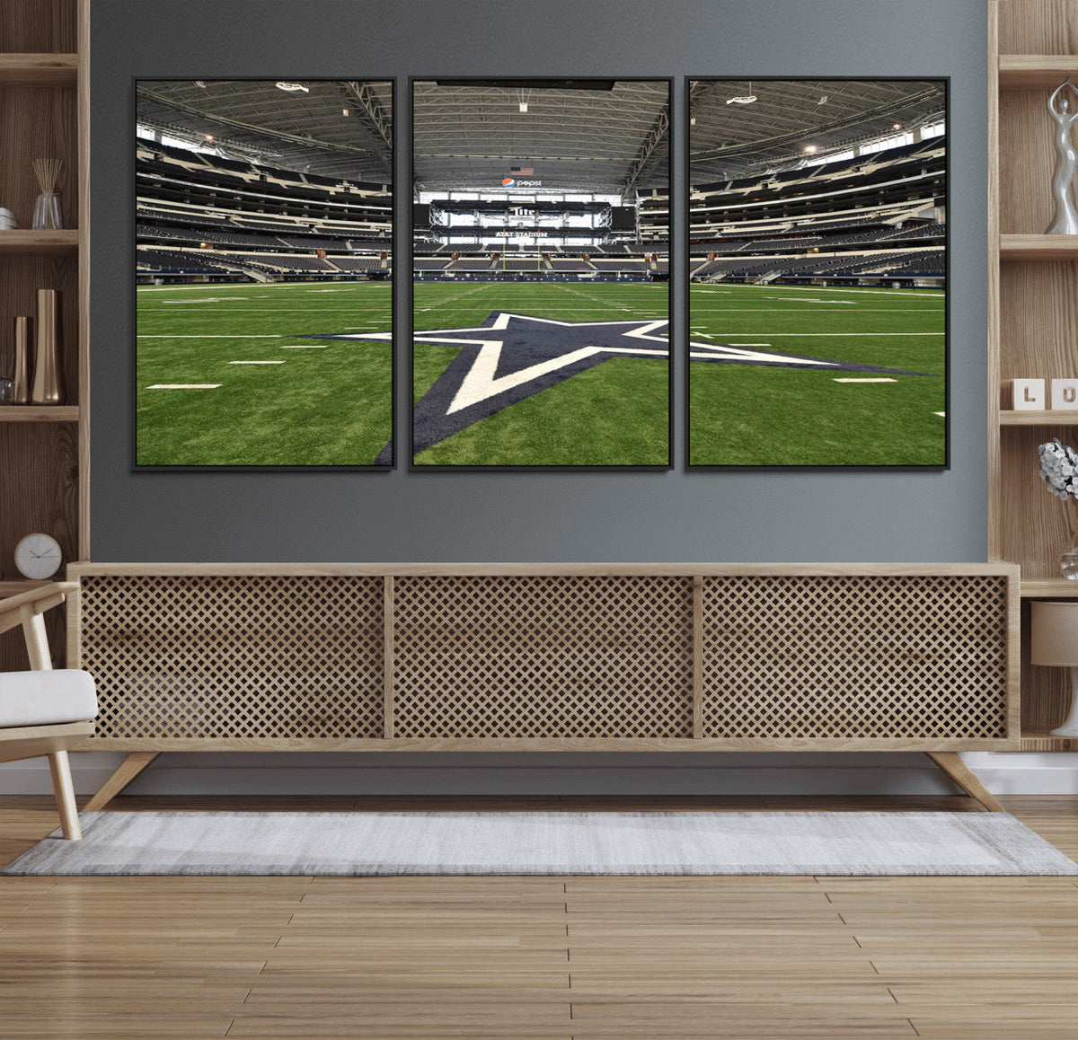 Dallas Cowboys Football Team Print - Arlington AT&T Stadium