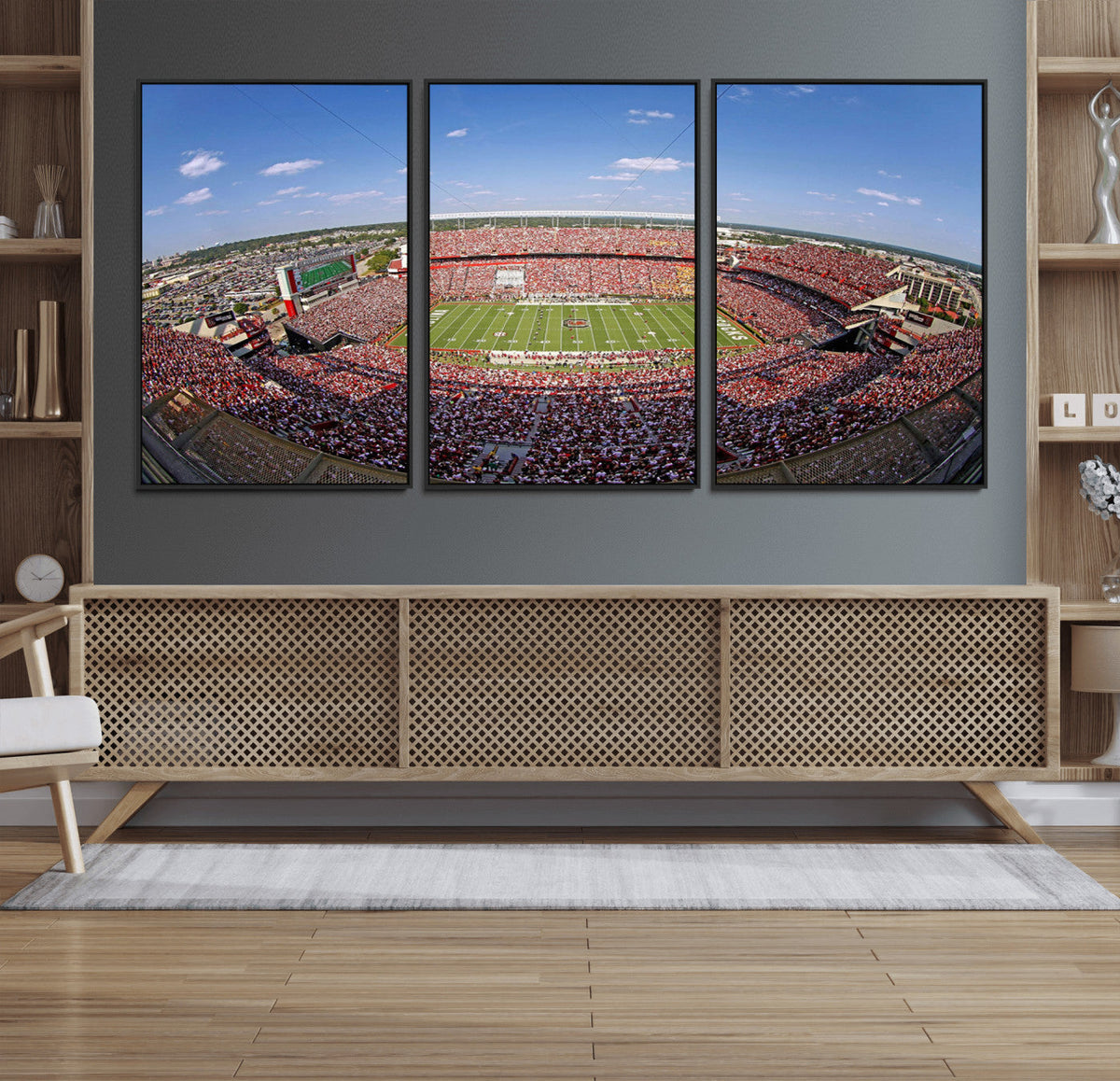 William Brice Stadium Wall Art Canvas Print – Stadium Crowd