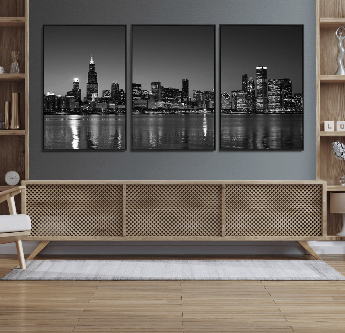Chicago Wall Art Canvas Print