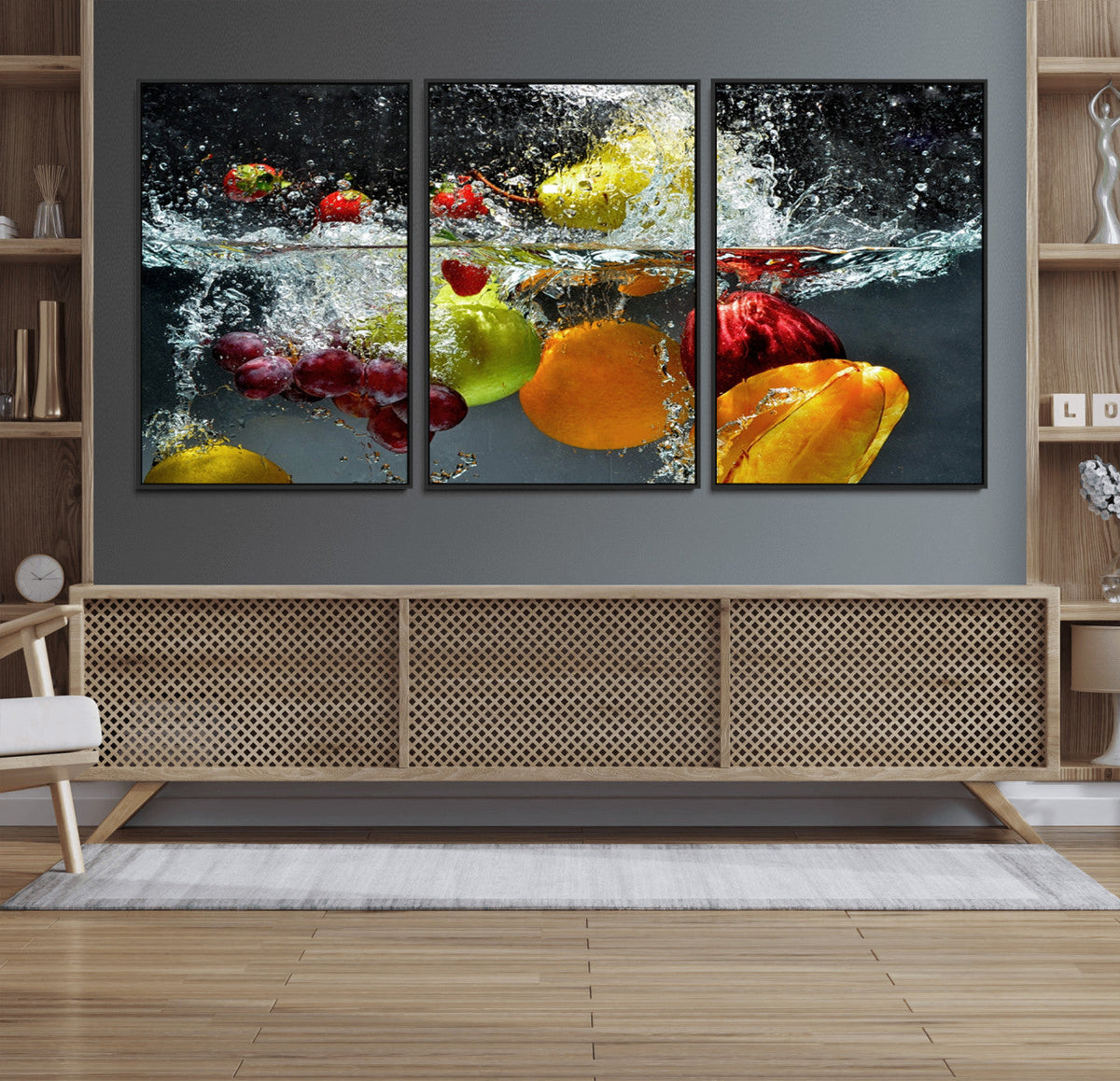 Kithen Vegetables World Wall Art Canvas Print