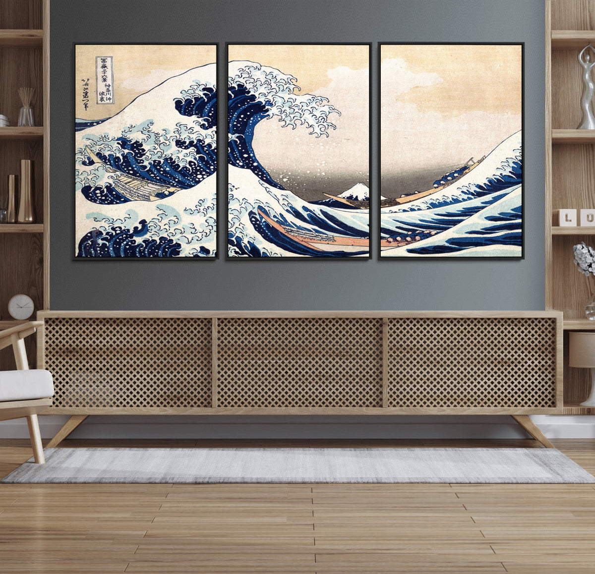Hokusai: The Breaking Wave off Kanagawa Canvas Print