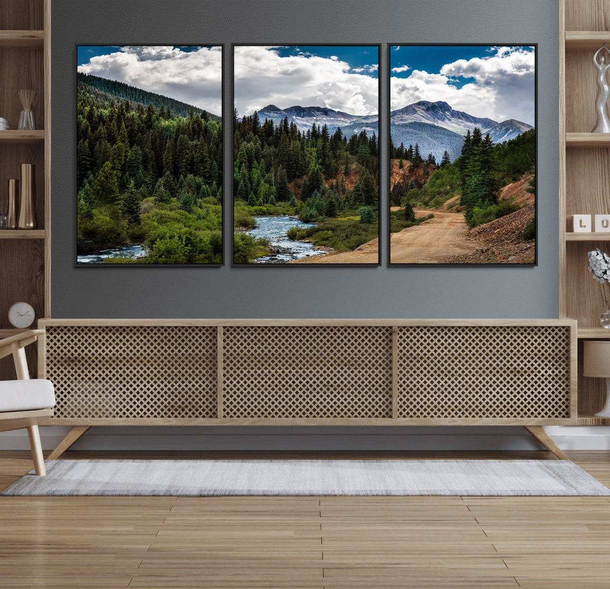 San Juan Nal Forest Wall Art Landscape Canvas Print