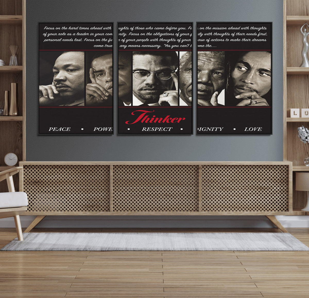 Thinkers of Wall Art Canvas Print - Inspirational Wall Art