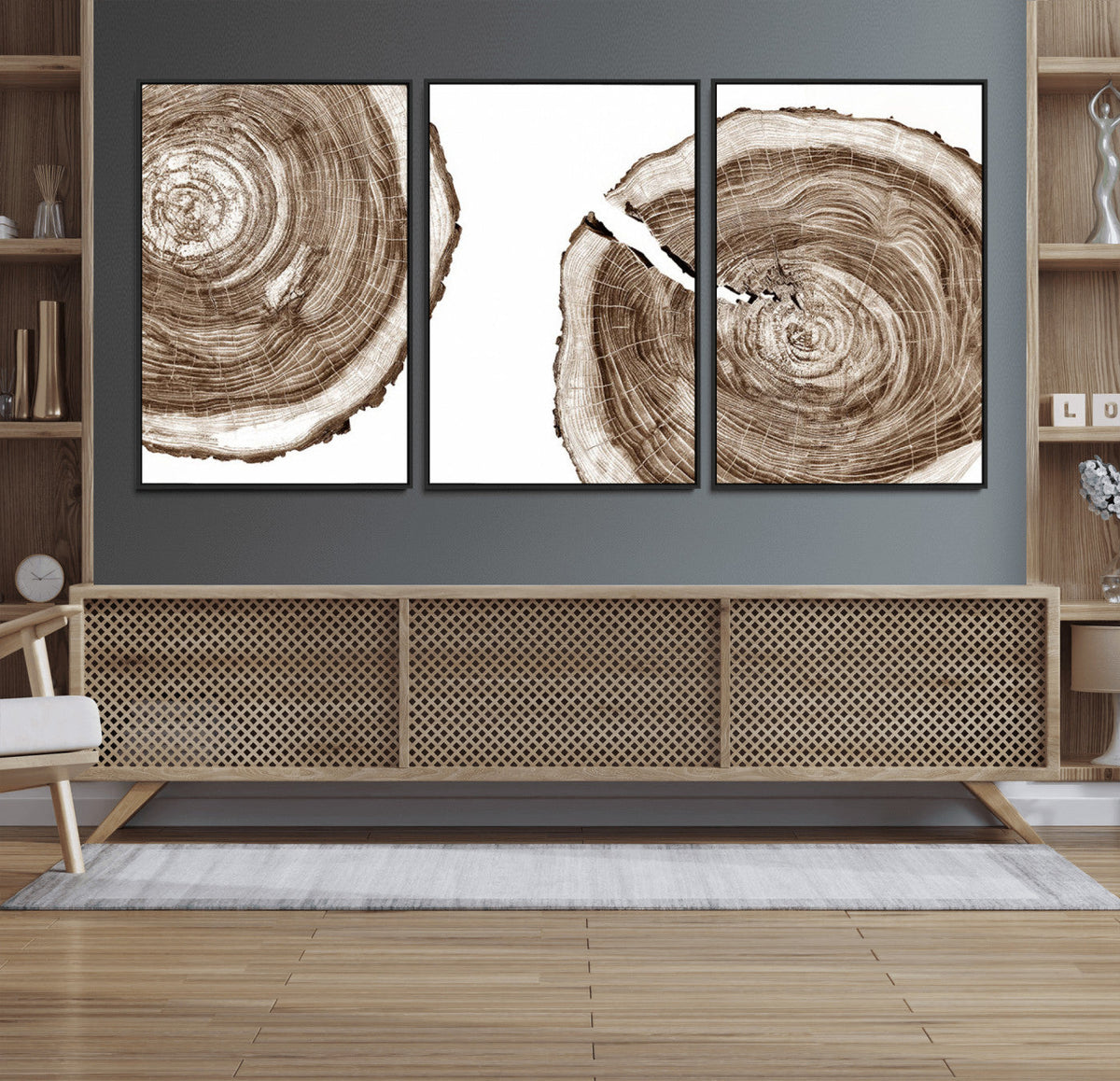 Wood Tree Ring Wall Art Canvas Prints, Tree Rings –