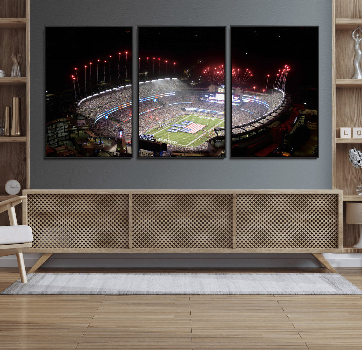 New England Patriots Team Print Wall Art- Foxborough
