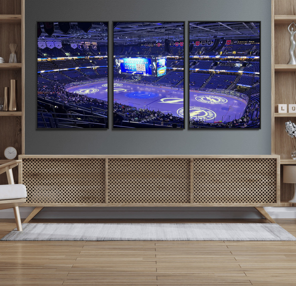 Amalie Arena Florida Wall Art Canvas Print - NHL Hockey