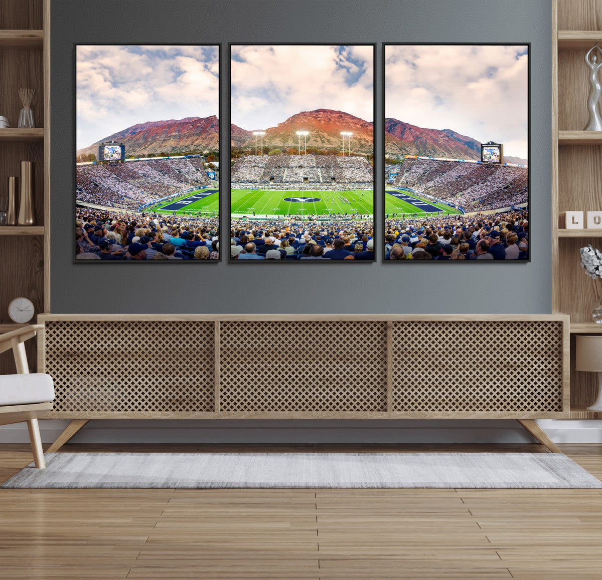 Brigham Young University Cougars Football Team Print - Provo