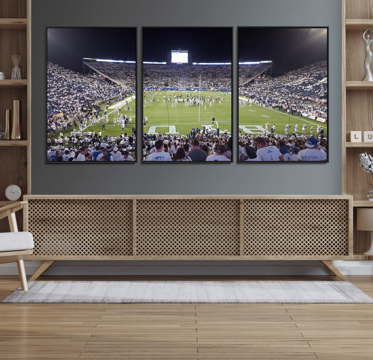 Brigham Young University Cougars Football Print Canvas -