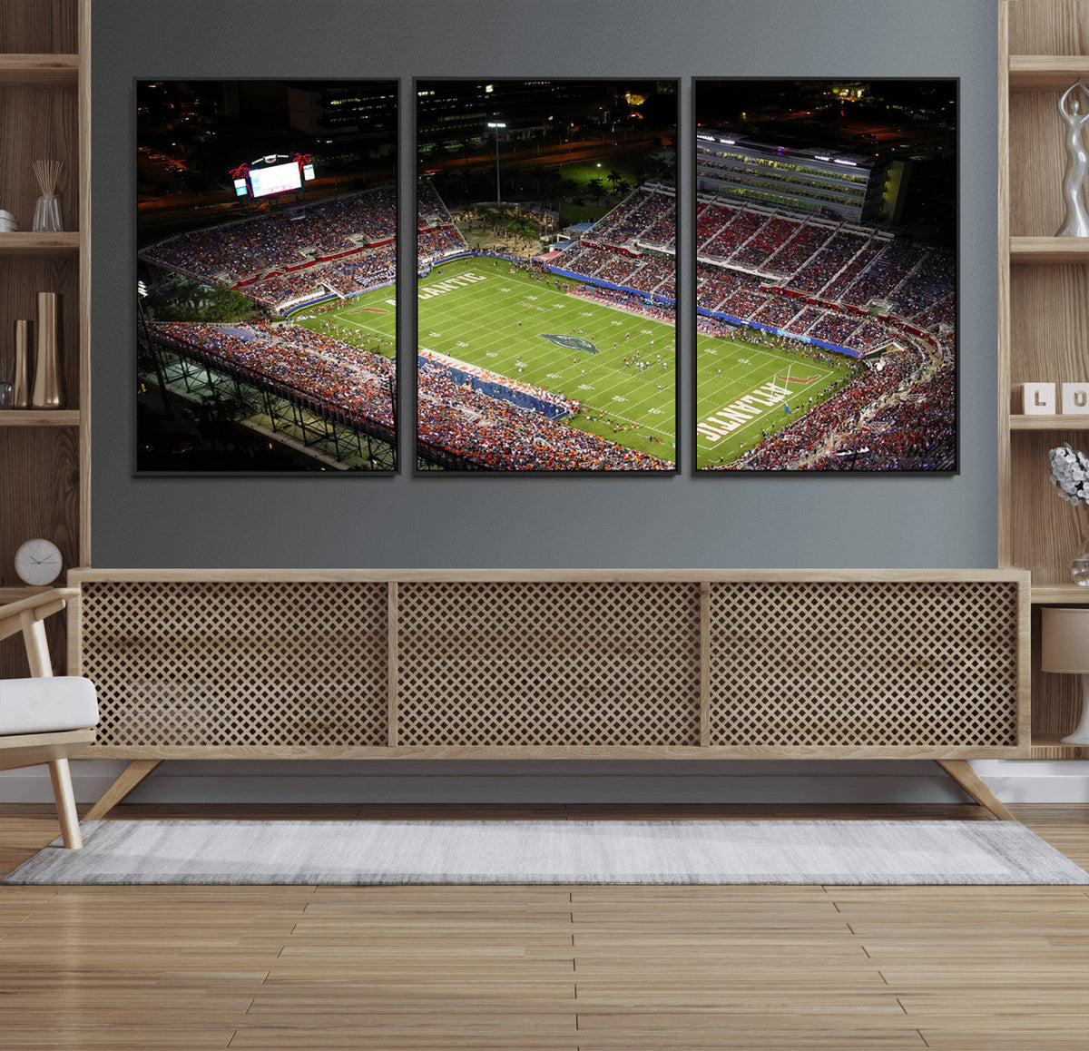 Florida Atlantic University Owls Canvas Print, Football Team