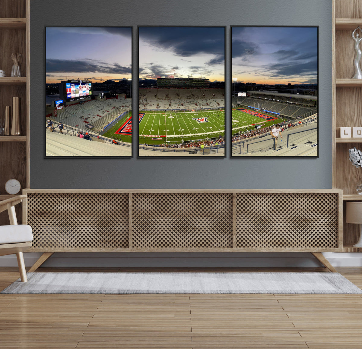 Arizona Wildcats Football Team Print - Tucson Arizona