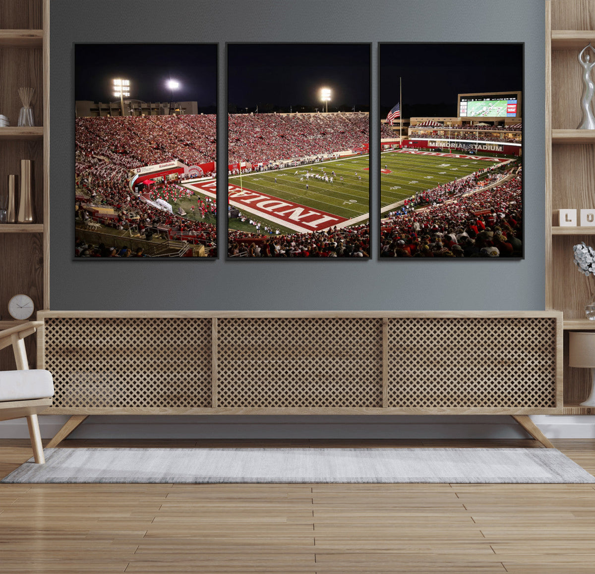 Indiana University Hoosiers Football Team Print Canvas -