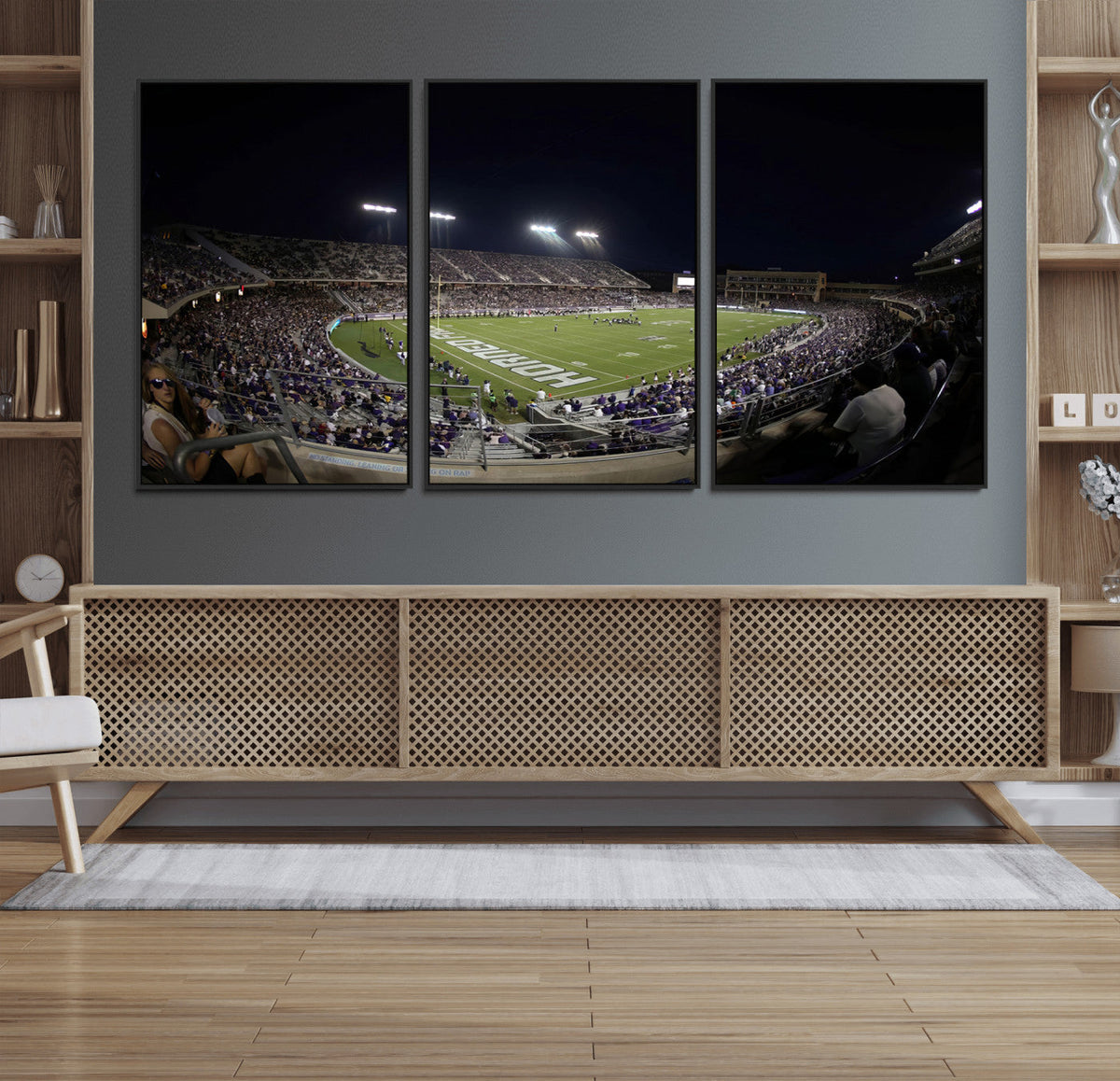 TCU Horned Frogs Football Team Print - Fort Worth Amon G.