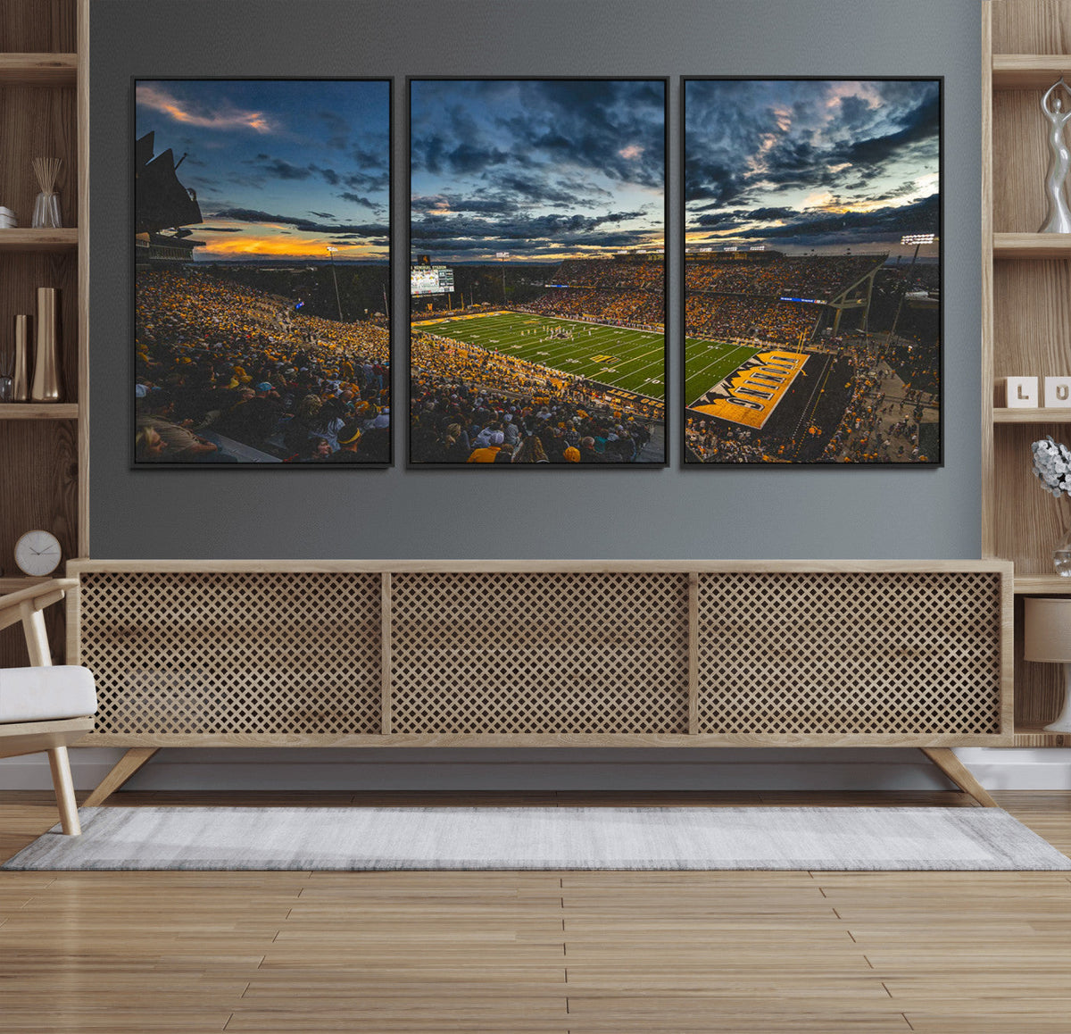 University of Wyoming Cowboys Football Team Print - Laramie