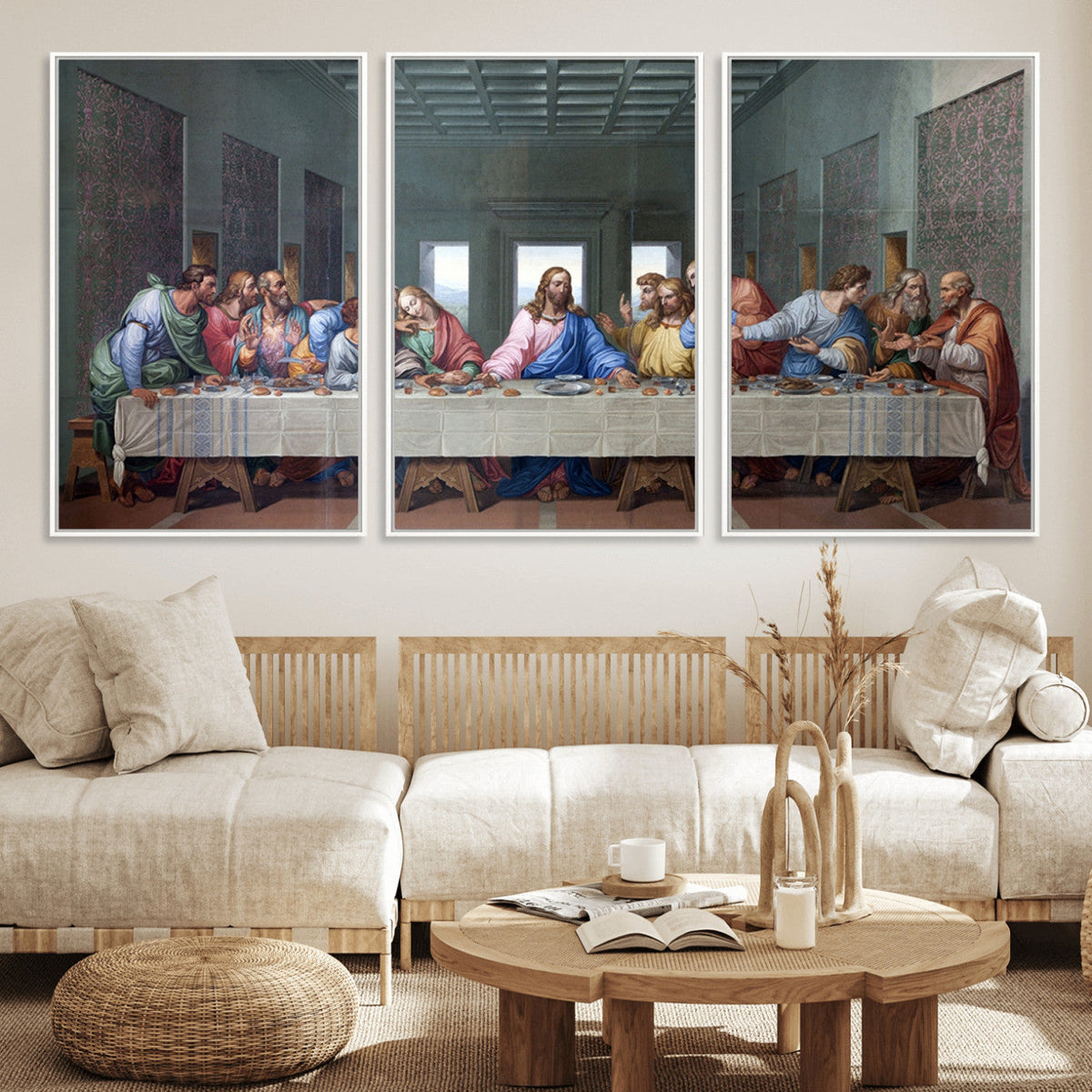 The Last Supper Multi Panel Canvas Wall Art
