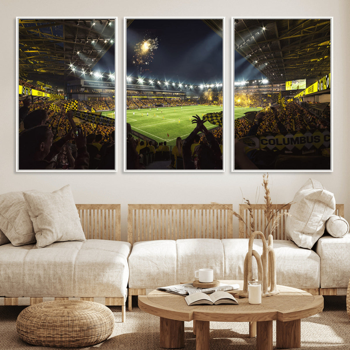 Columbus Crew Soccer Team Print - Columbus Crew Stadium Wall