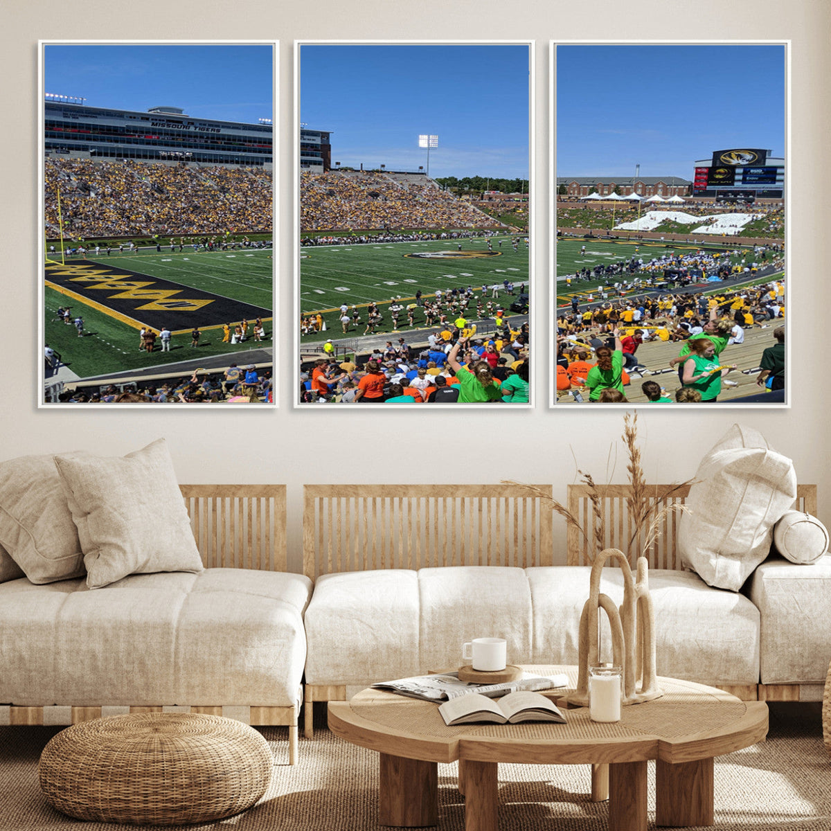 University of Missouri Tigers Football Team Print - Columbia