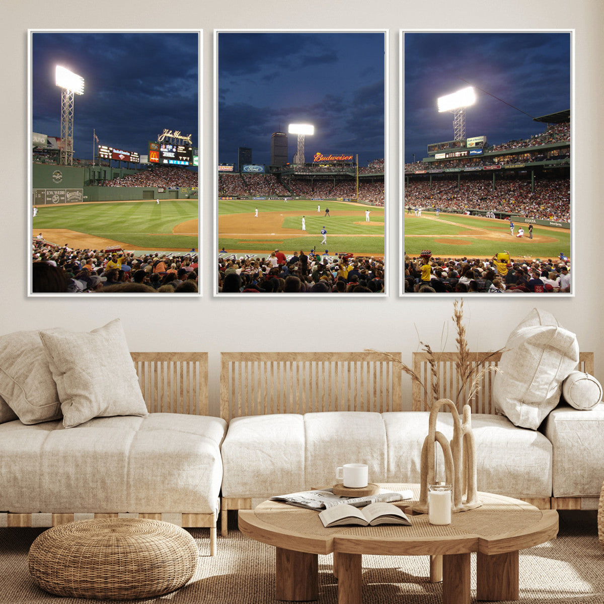 Boston Red Sox Baseball Team Print Canvas - Massachusetts