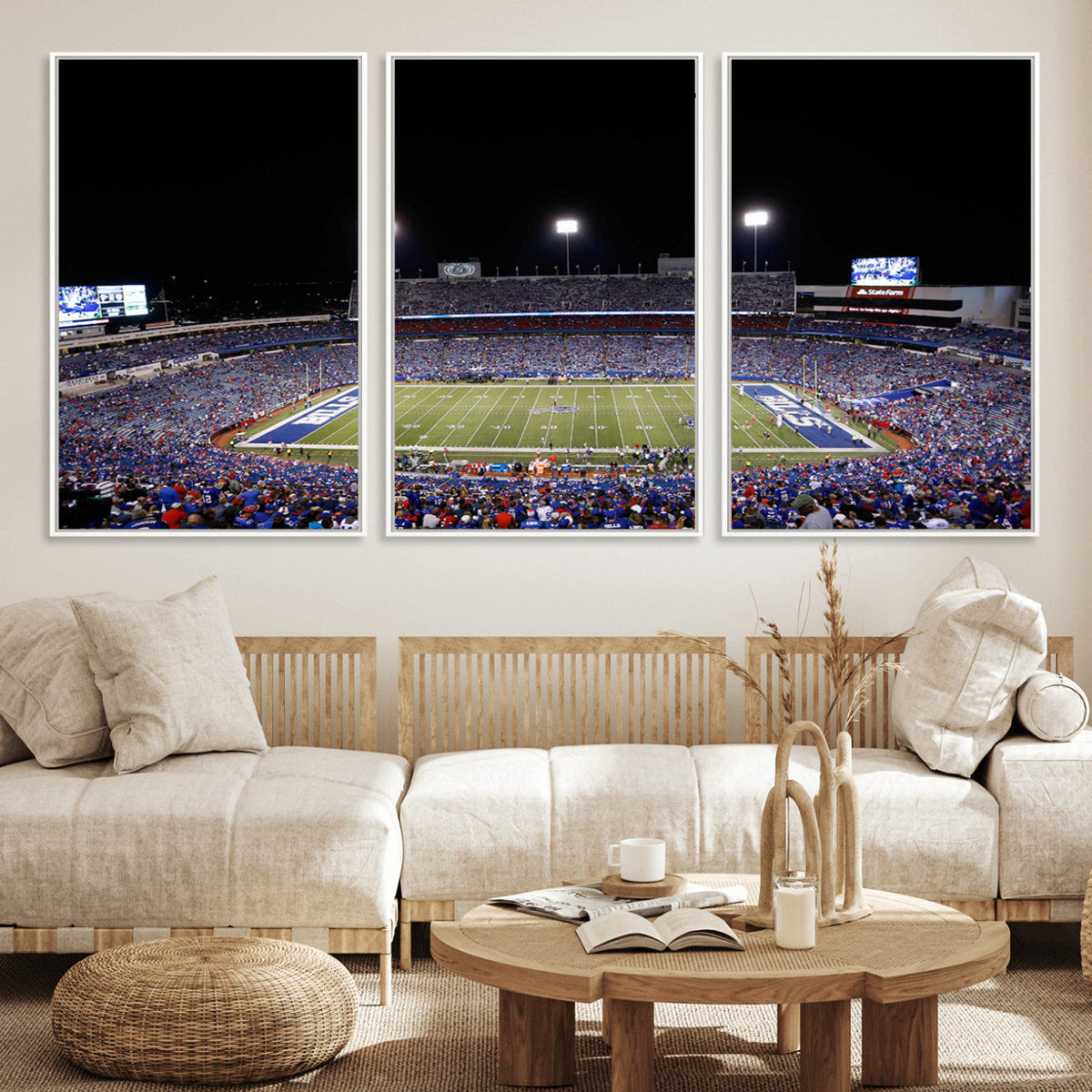 Buffalo Bills Wall Art - Buffalo Bills Stadium Canvas Print,