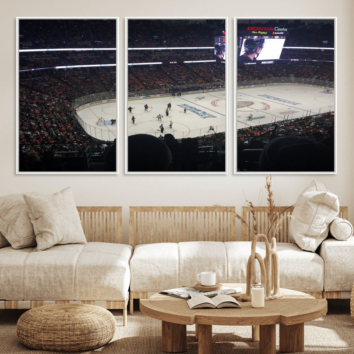 Honda Center California Anaheim Ducks Hockey Stadium Wall