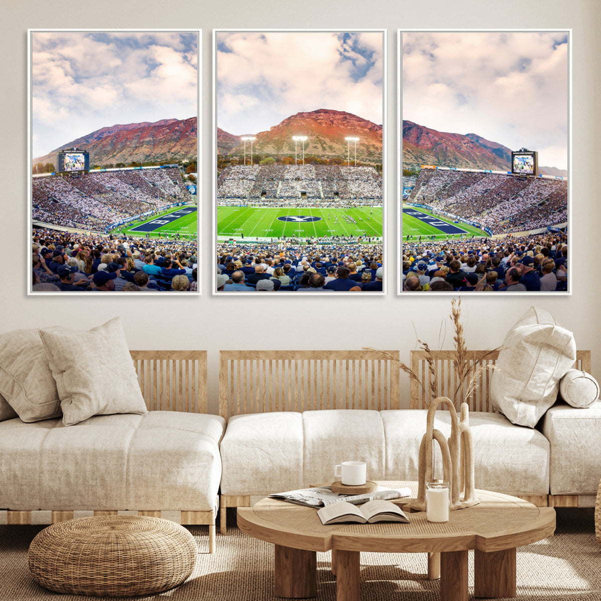 Brigham Young University Cougars Football Team Print - Provo