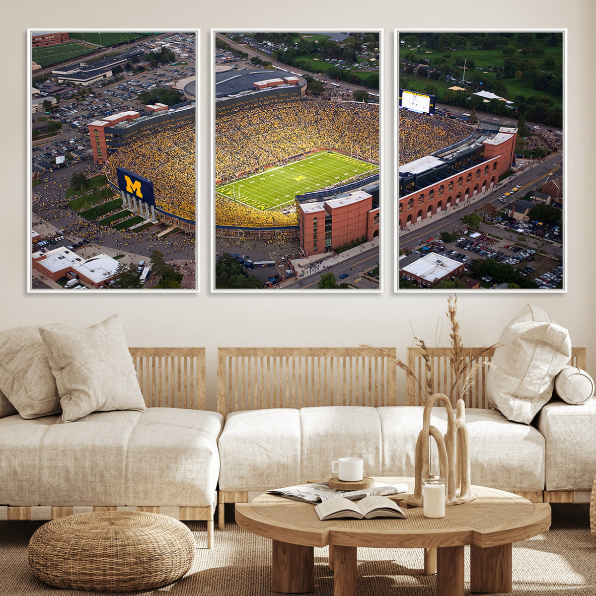University of Michigan Wolverines Football Team Print - Ann
