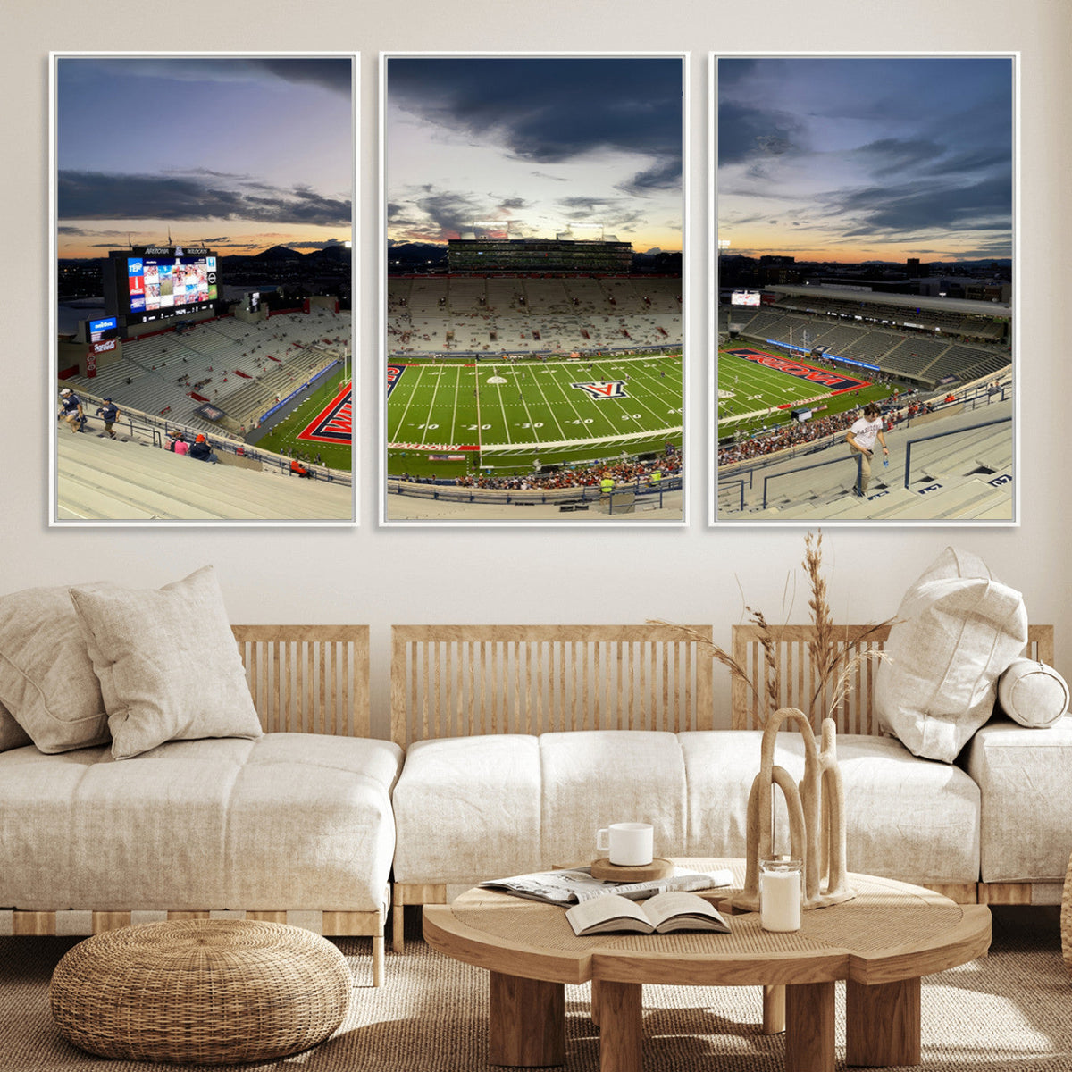 Arizona Wildcats Football Team Print - Tucson Arizona