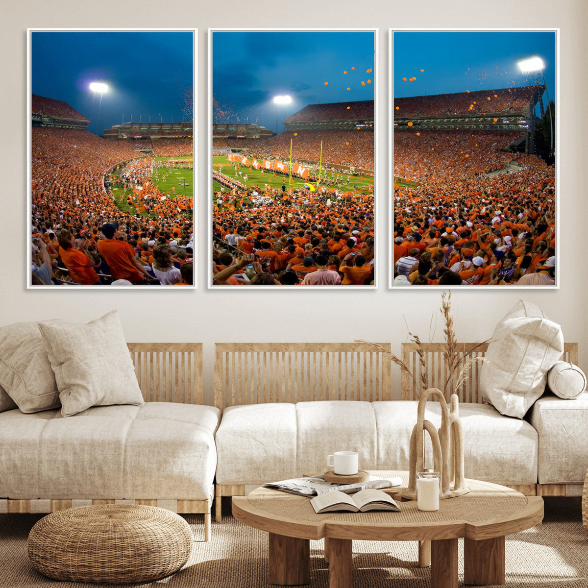 Clemson University Tigers Football Team Print - Clemson