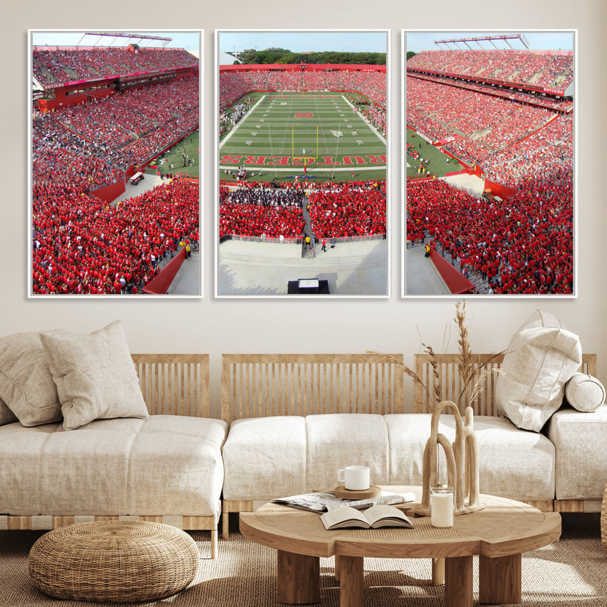 Rutgers Scarlet Knights Football Team Print - Piscataway SHI