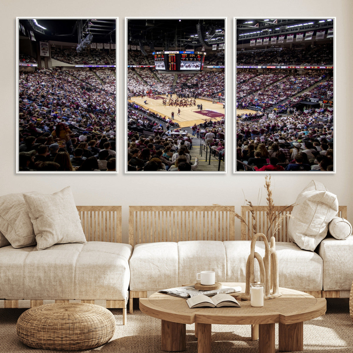 University of Nebraska Cornhuskers Basketball Team Print -