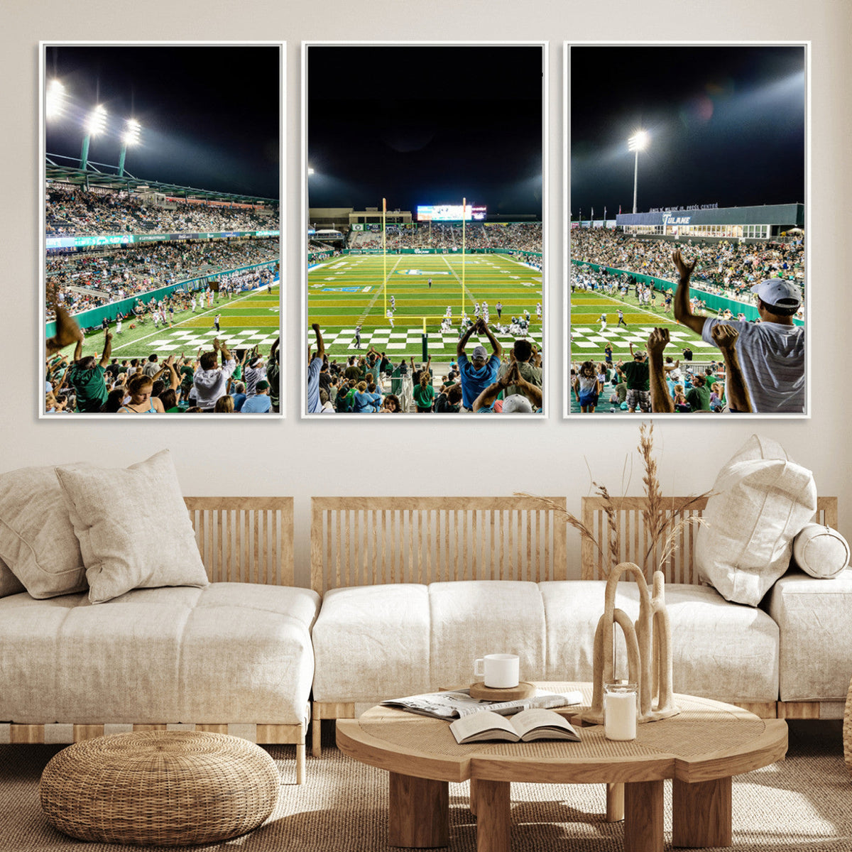 The Tulane University Green Wave Football Team Print - New