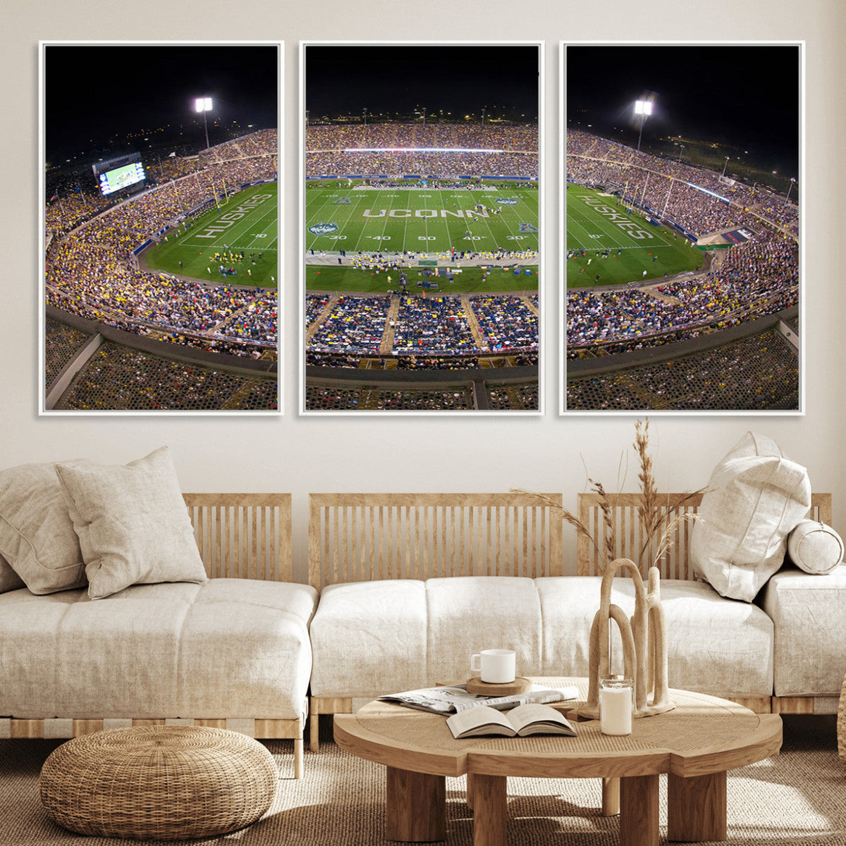 The University of Connecticut UCONN Huskies Football Team