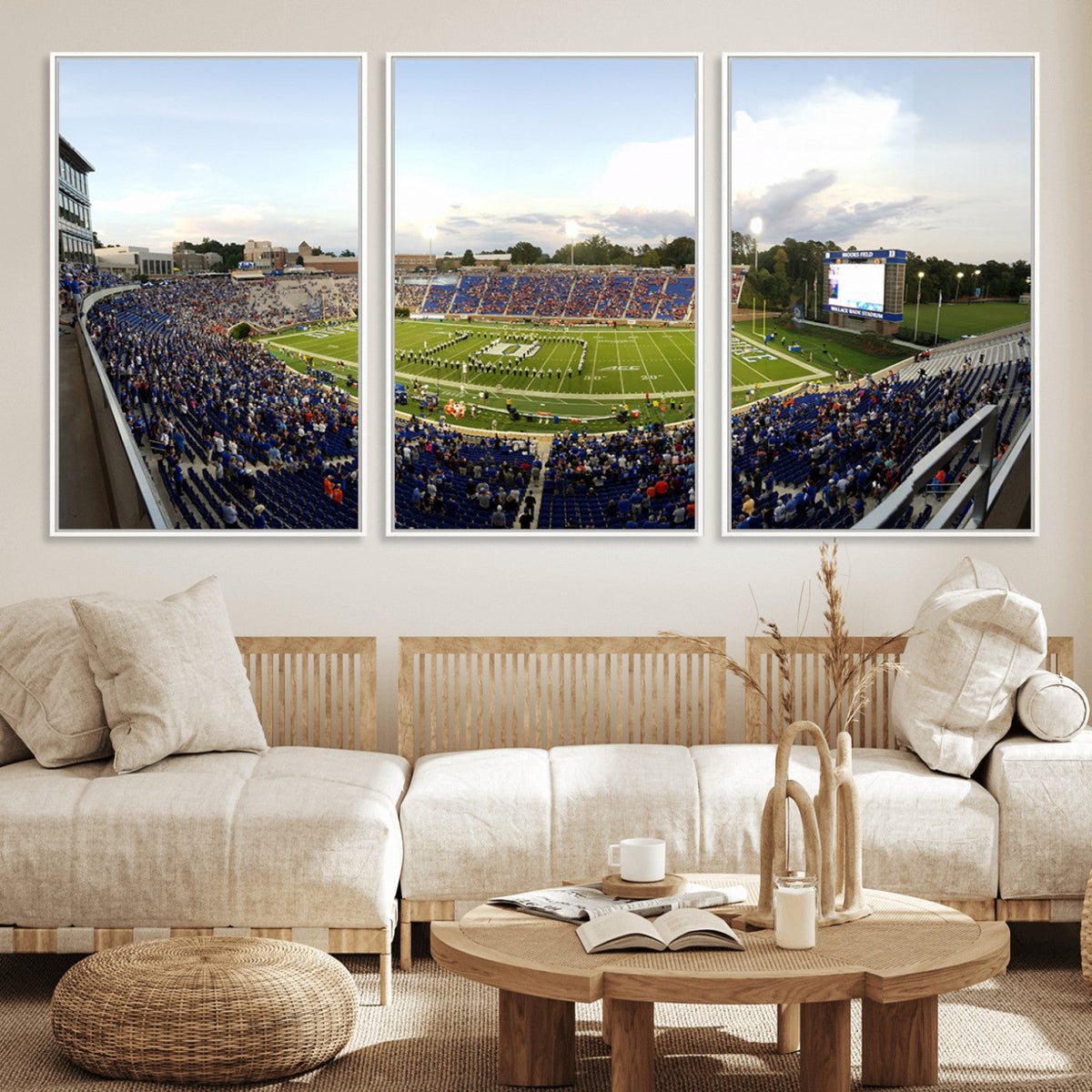 The Duke University Blue Devils Football Team Print - Durham