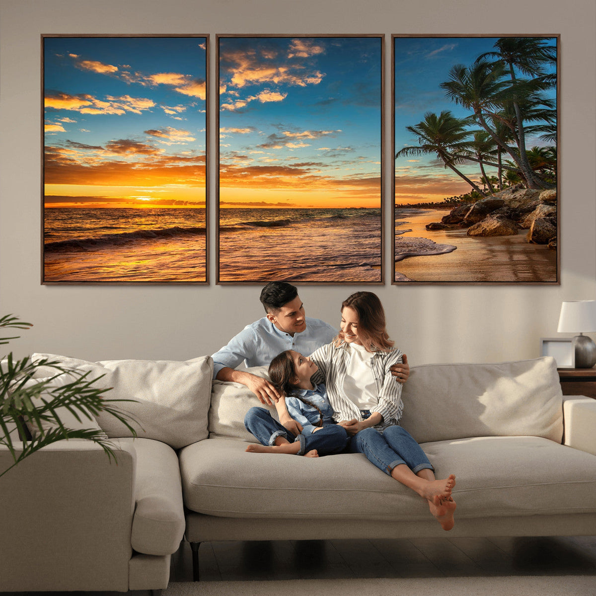 Sunset Wall Art Canvas Print