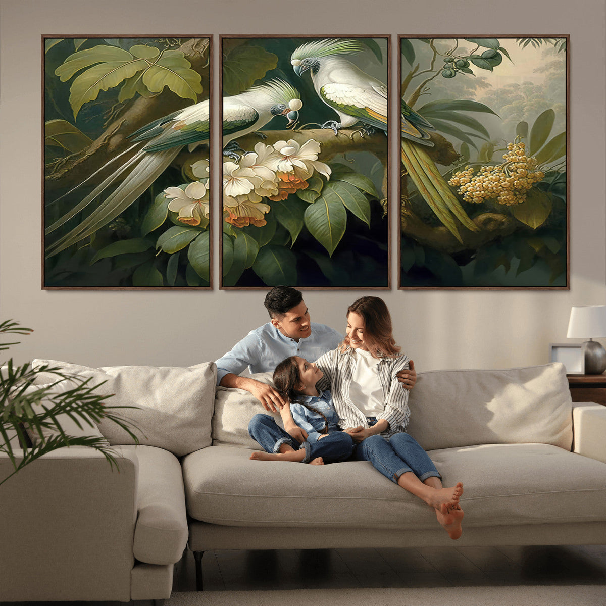 Tropical Paradise Print Wall Art Stunning Artwork of a