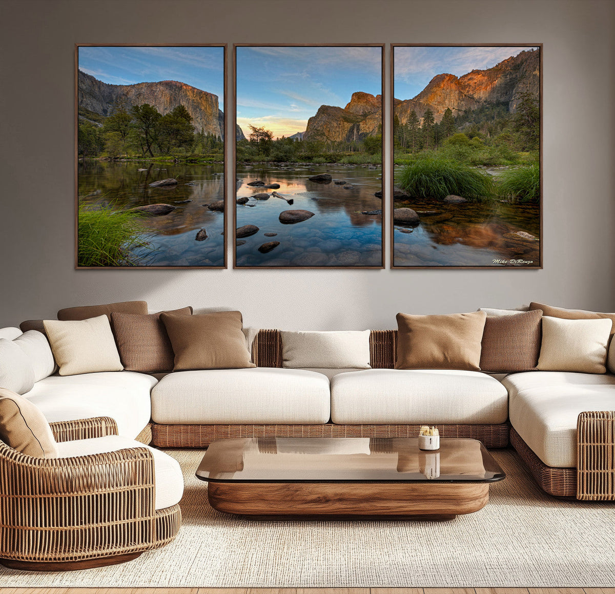 Yosemite Valley Wall Art Canvas Print – Framed El Capitan