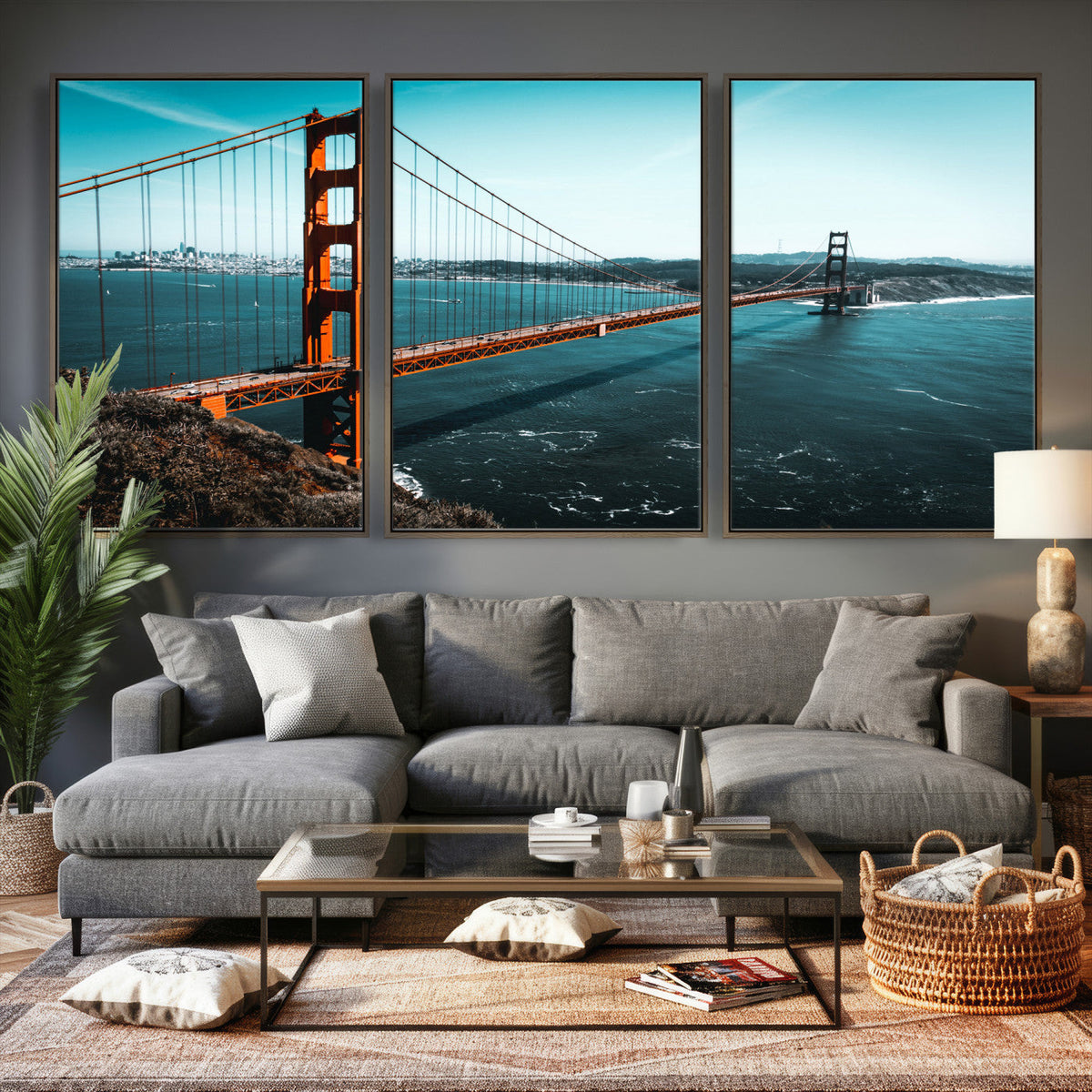 Golden Gate Bridge Wall Art Canvas Print – San Francisco