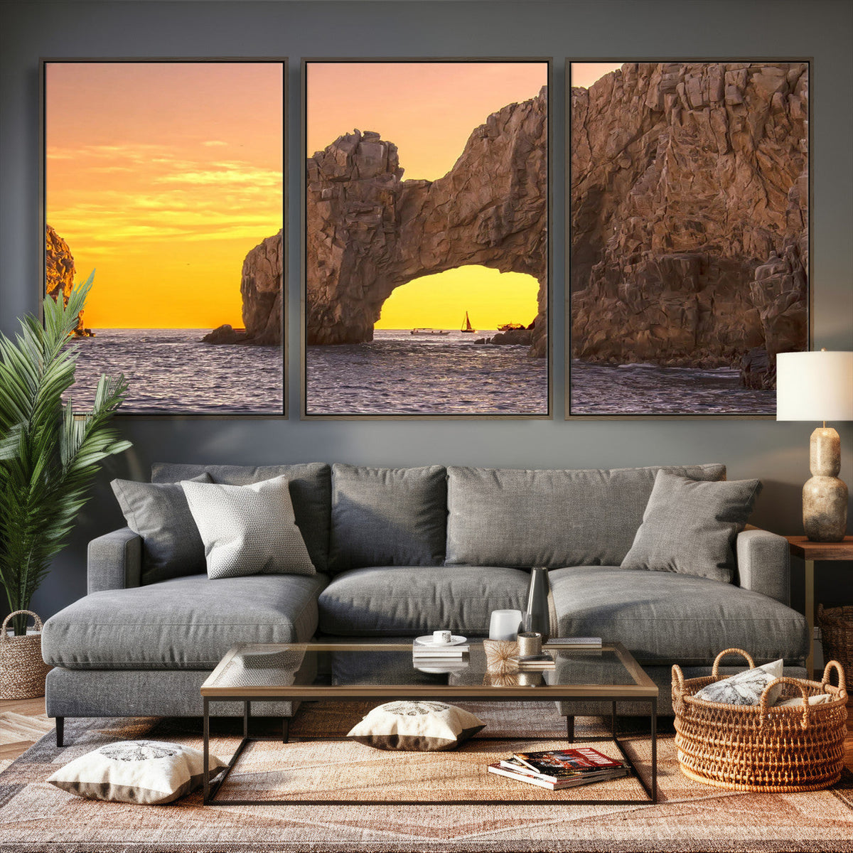 El Arco Cabo San Lucas Ocean Arch Wall Art Canvas Print
