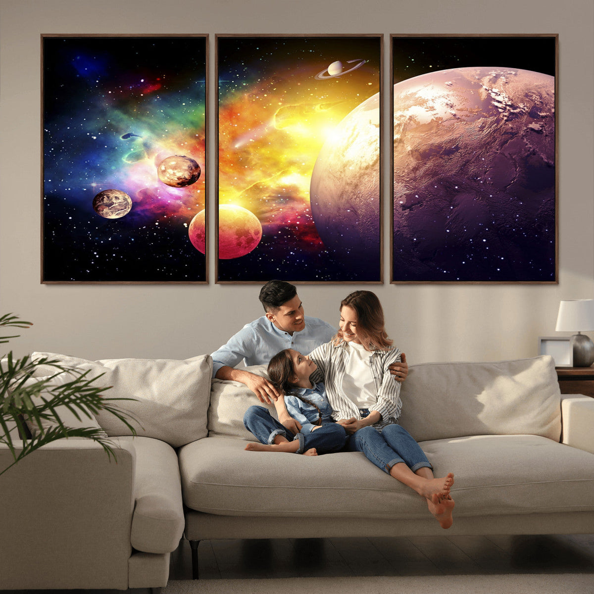Space and Galaxy Canvas Print