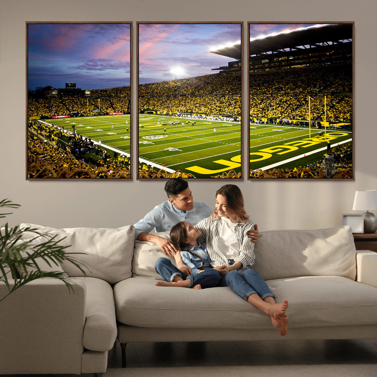 University of Oregon Ducks Football Team Print - Eugene