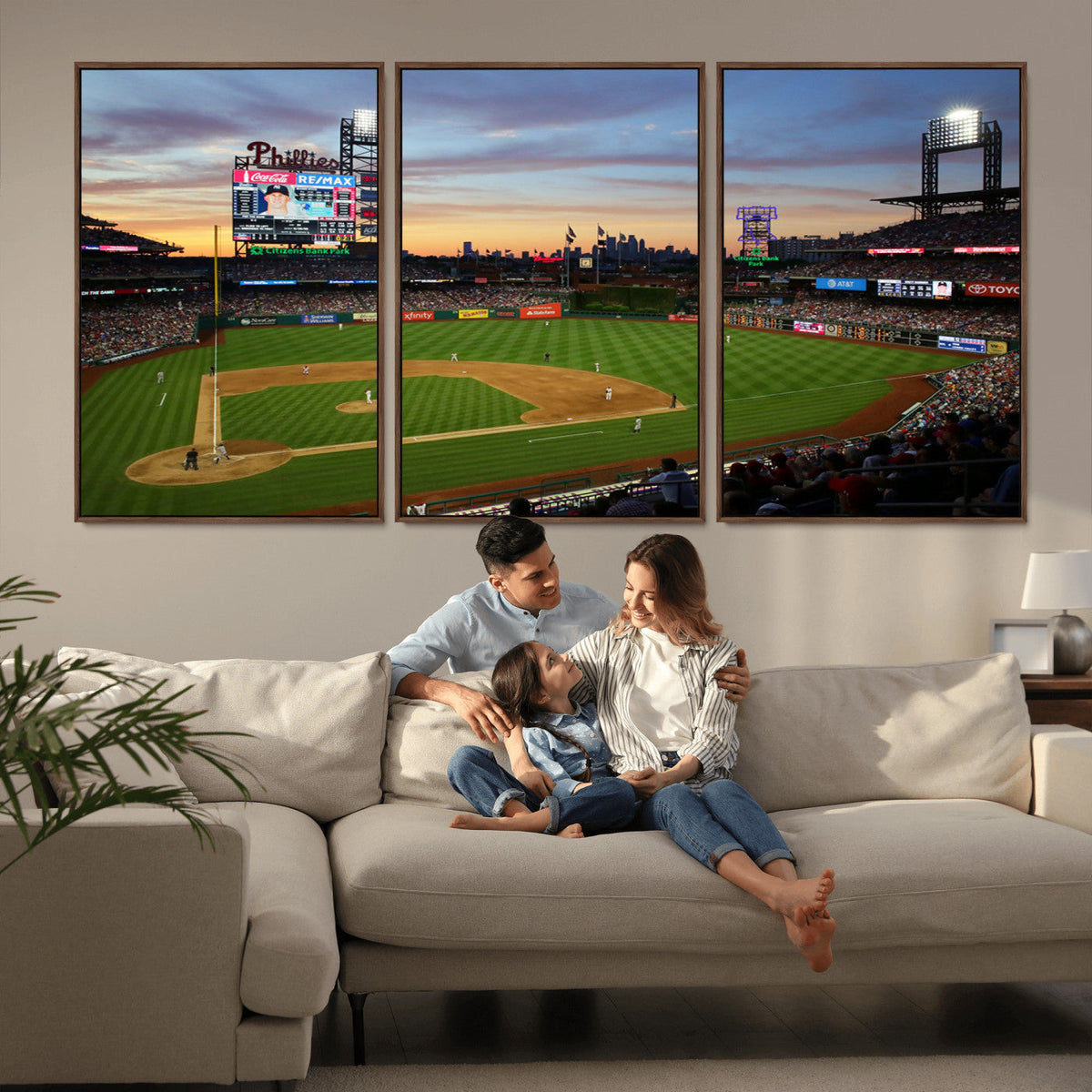 Citizens Bank Park Philadelphia Phillies Wall Art Canvas |
