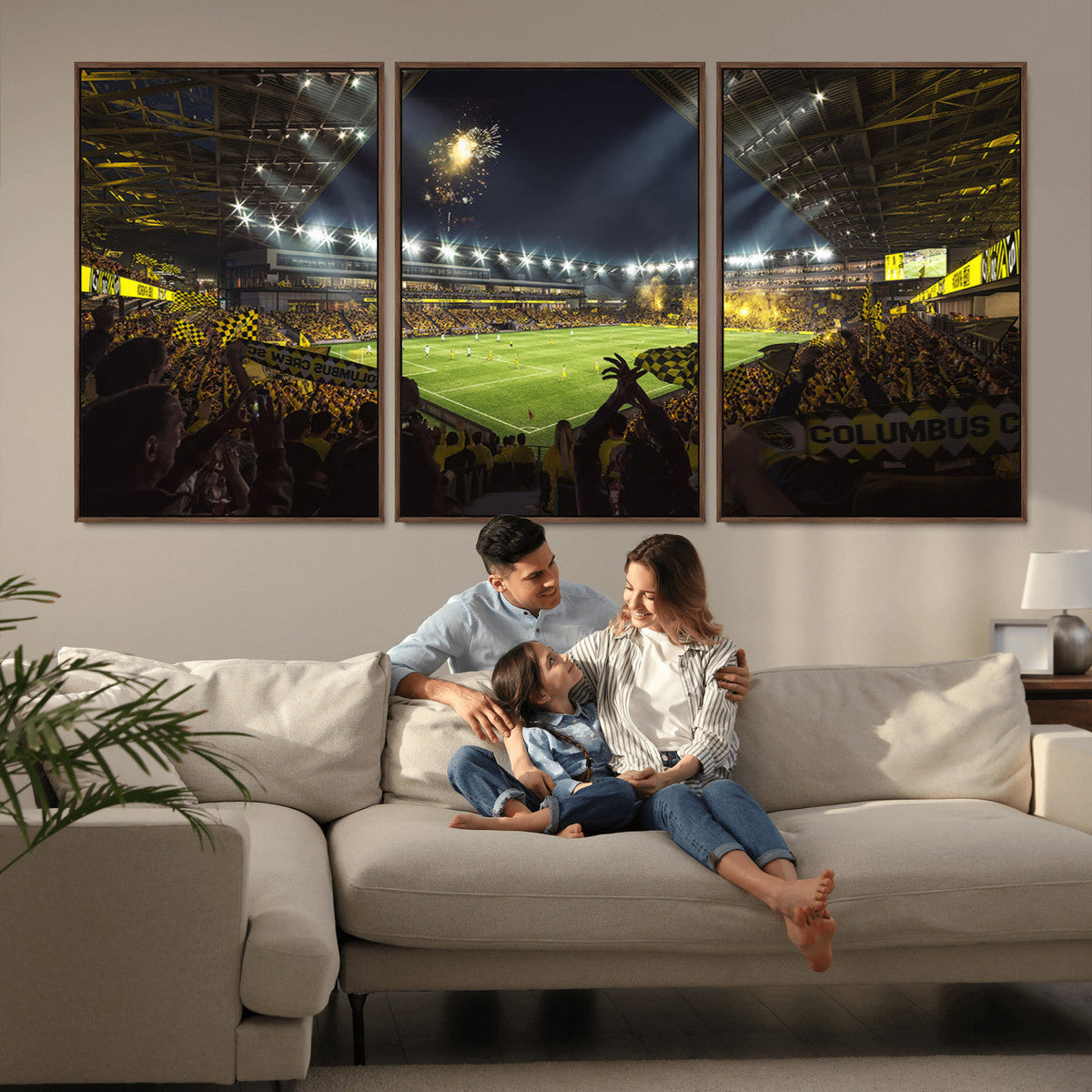 Columbus Crew Soccer Team Print - Columbus Crew Stadium Wall